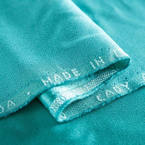 Кади креп-атлас 001-06622 бриллиантовый зеленый однотонный