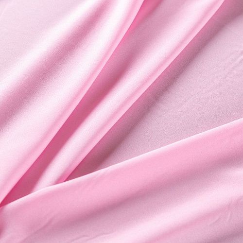 Крепдешин синтетический 029-07360 розовая гвоздика однотонный