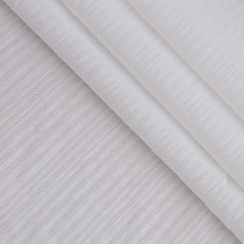 Ткань плательно-рубашечная 049-17559 белый однотонный