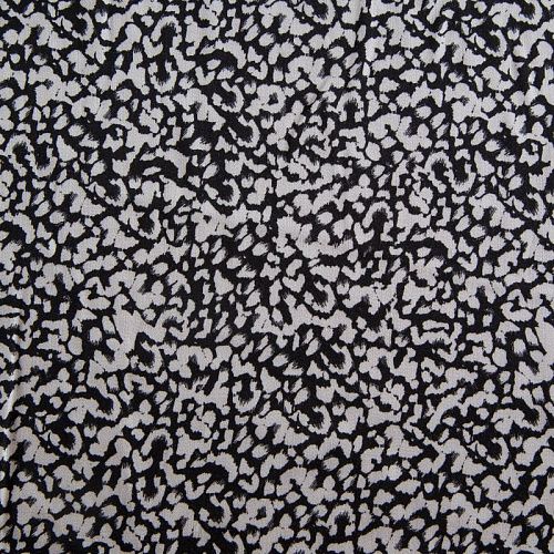 Штапель 069-17029 черный принтованный