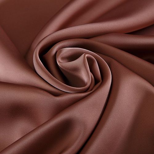 Сатин 001-17813 розовато-карамельный однотонный