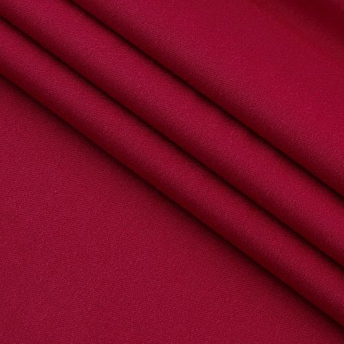 Ткань костюмная стрейч 025-15242 малиновый однотонный
