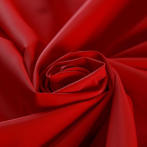 Ткань плащевая 042-15543 красный однотонный