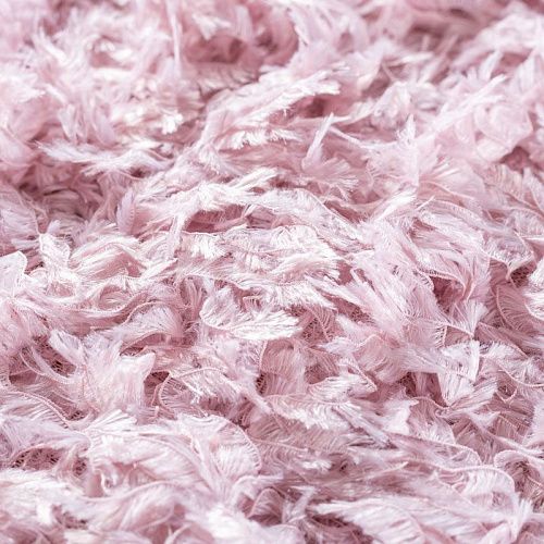 Трикотаж "Перья" 056-02004 пудрово-розовый однотонный