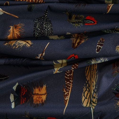 Бифлекс 005-16458 темно-синий принтованный