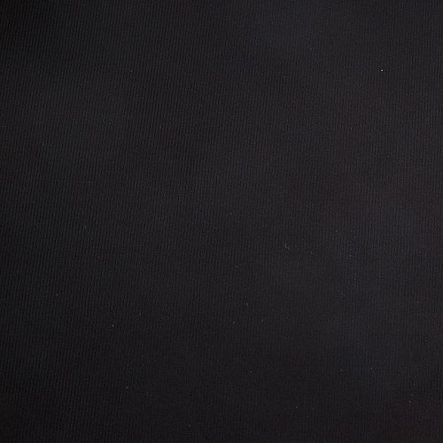 Трикотаж в рубчик 056-17185 черный однотонный