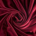 Бархат К22-525 вишневый однотонный