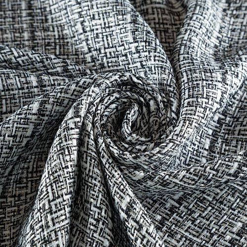 Твид шанель 052-04397 черно-белый