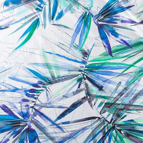 Лен-вискоза 035-1020 молочный принтованный