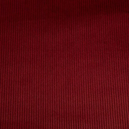 Вельвет стрейч 008-20770 красно-бордовый однотонный