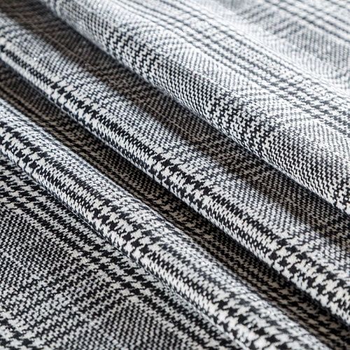 Твид 052-05593 черно-белый
