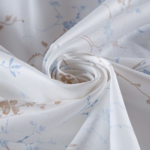 Сатин ш. 220 см 007-13359 белый принтованный