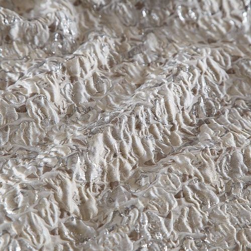 Жаккард Blumarine 017-19161 серебристо-белый