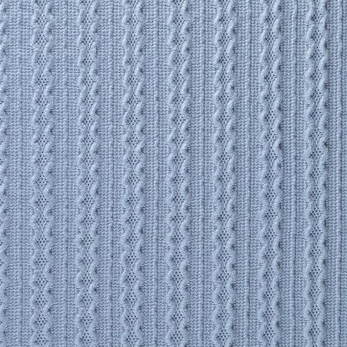Трикотаж вязаный 056-10233 голубой 