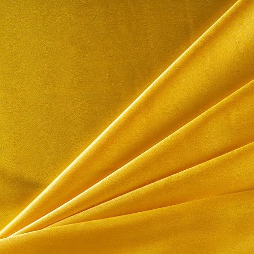 Креп-сатин К33-869 желтый однотонный