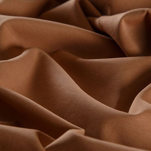 Трикотаж 056-15751 карамельный однотонный