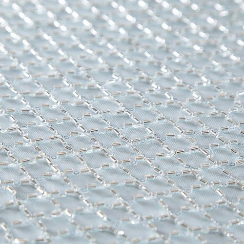 Сетка со стеклярусом 050-13580 мятный