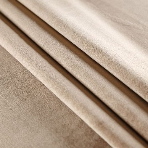 Ткань микровелюр 09-02-08937 шелковисто-коричневый однотонный