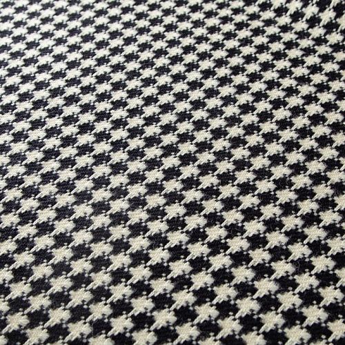 Твид шерстяной 052-20228 молочно-черный