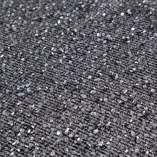 Сетка с пайетками 050-20755 черный меланж