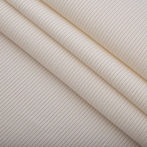 Вельвет хлопковый 008-16699 молочный однотонный