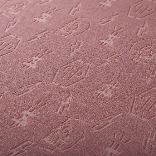 Трикотаж махровый Philipp Plein 056-20148 розовый антик