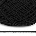 Шнур для макраме 6 мм круглый х/б 60184-5 черный