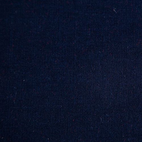 Микровельвет стрейч 008-20026 темно-синий однотонный