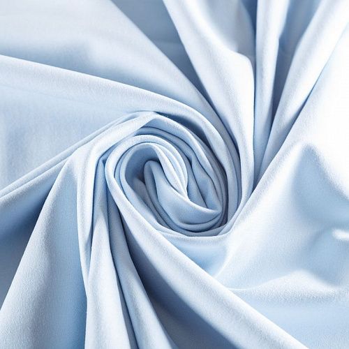 Джерси 014-05687 светло-голубой однотонный