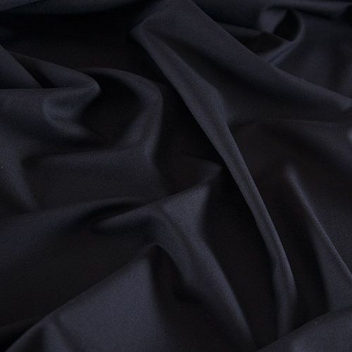 Шерсть костюмная YSL 025-16251 черный однотонный