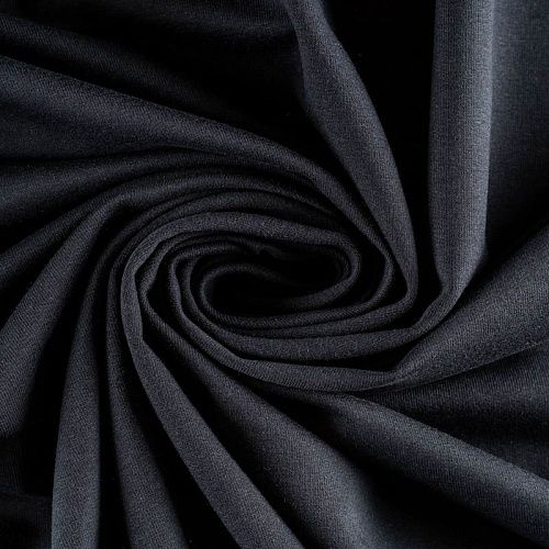 Футер 2-х нитка К36-019 черный однотонный