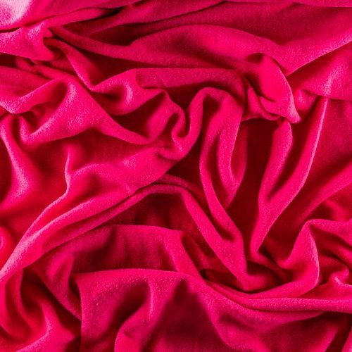 Флис К33-477 малиновый однотонный