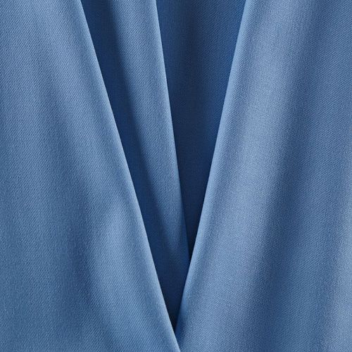 Ткань костюмная стрейч 025-15240 небесно-голубой однотонный