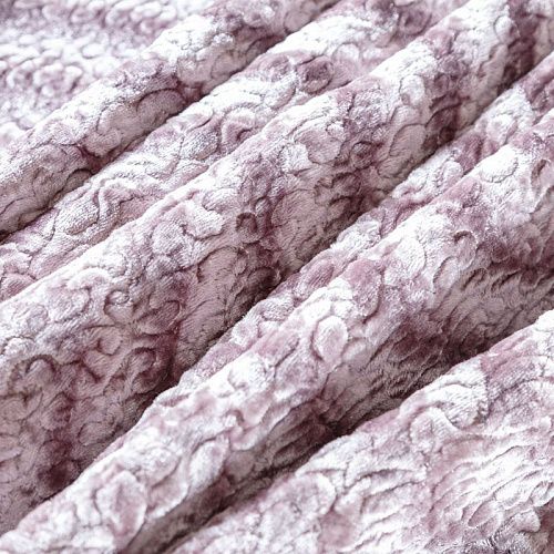 Мех искусственный К09-122 розовато-лиловый 