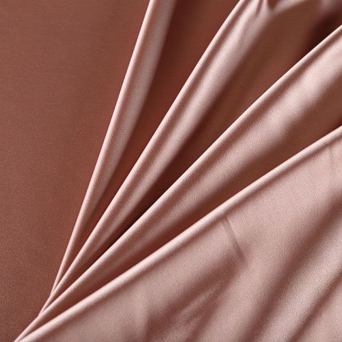 Сатин стрейч 001-07807 медный однотонный