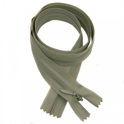 Молния потайная 60 см н/р SBS-60-172 бежево-оливковый