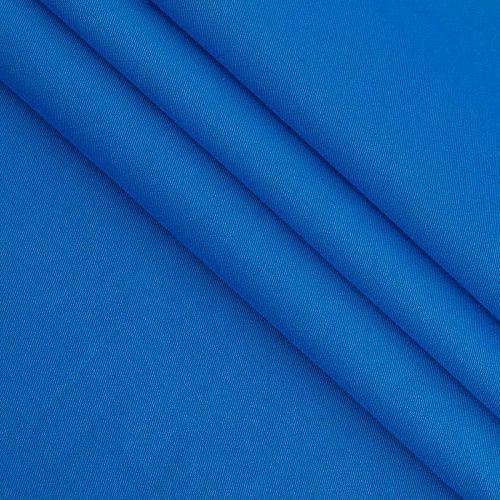 Коттон 063-17082 голубой однотонный