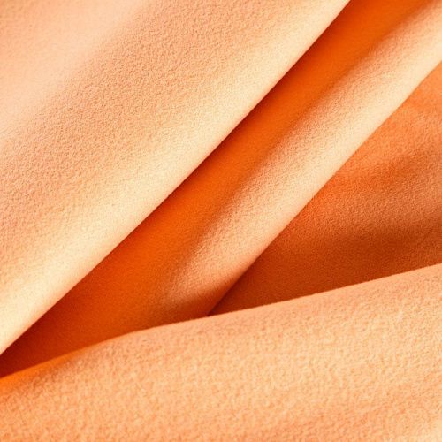 Трикотаж пальтовый 056-05972 тыквенный однотонный