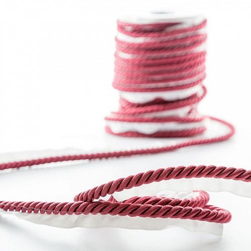 Шнур витой круглый D-8 мм 108-08-bordo