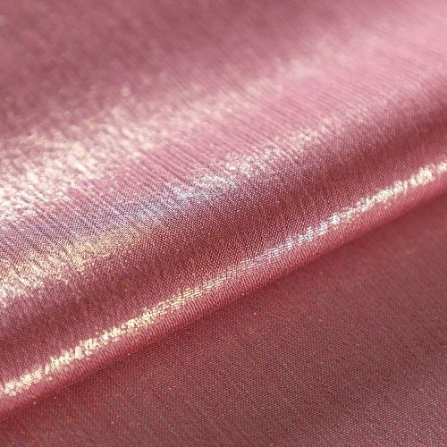Шифон с напылением 068-09776 розовый антик однотонный