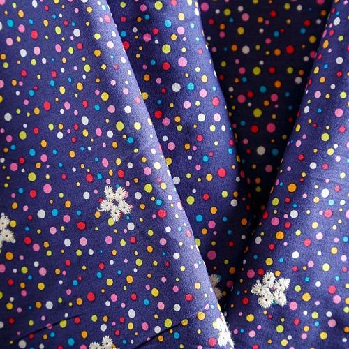 Шитье 067-07612 фиолетово-синий принтованный