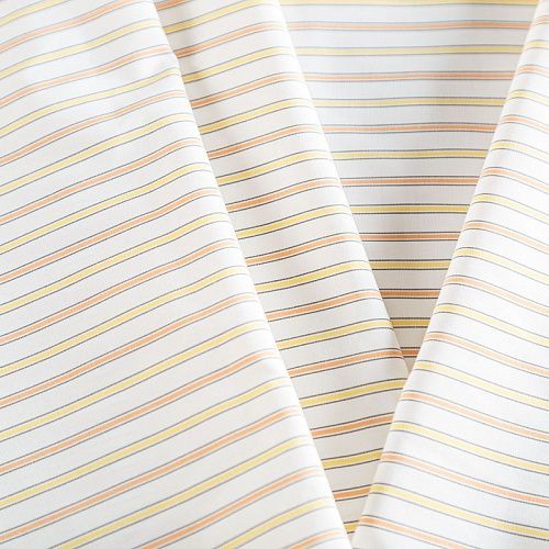 Хлопок рубашечный К14-625 белый принтованный