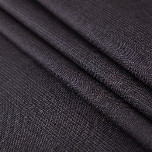 Шерсть костюмная 025-20383 графитовый клетка