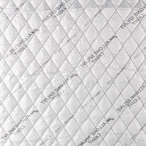 Ткань курточная 033-00347 серебристо-серый принтованный