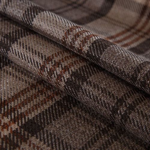 Ткань мебельная 22-02-14470 бежево-коричневый принтованный