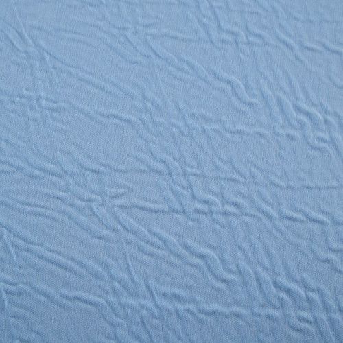 Ткань костюмная стрейч 025-13880 небесно-голубой однотонный