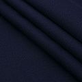 Креп двойной 026-16607 темно-синий однотонный