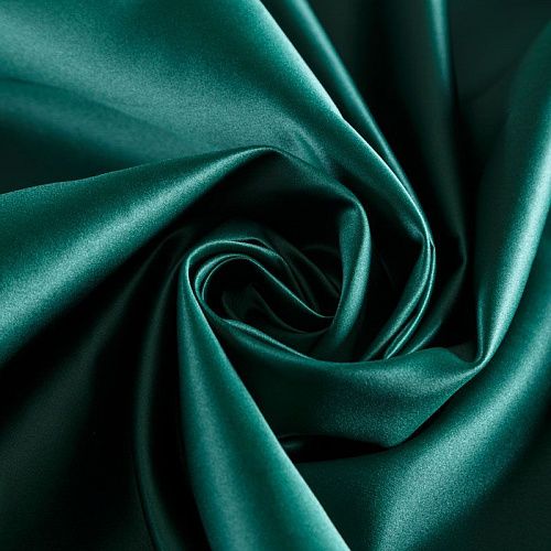 Сатин-тафта 001-07331 малахитовый однотонный