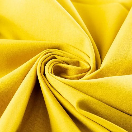 Джерси с начесом 014-03593 золотисто-оливковый однотонный