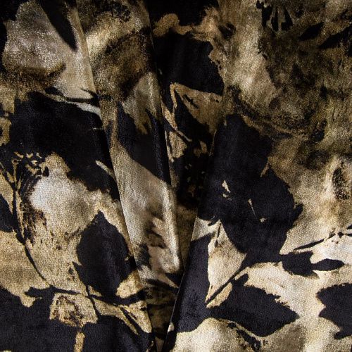 Бархат Armani 002-19283 черный/золото